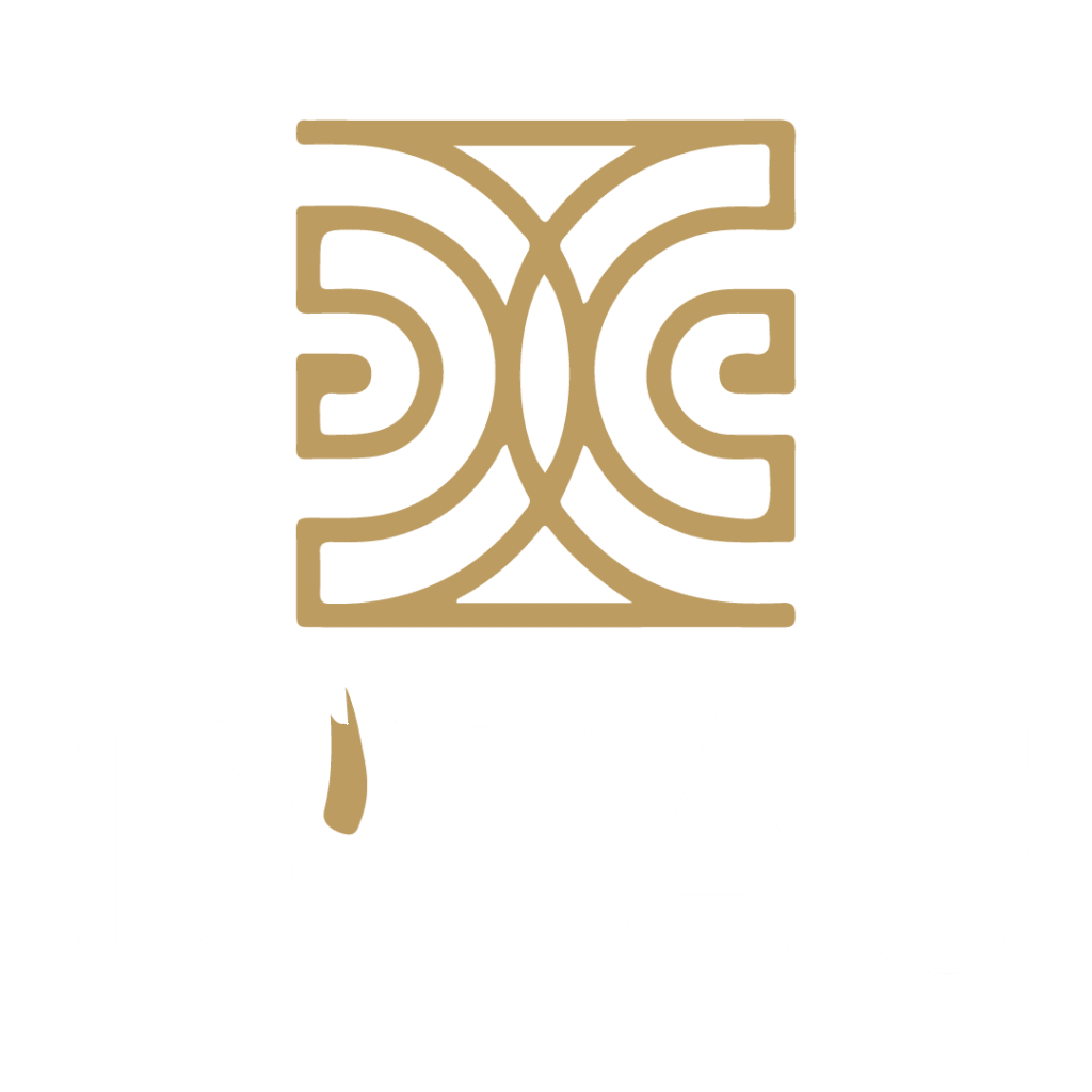 The logo of D'EAU Wellness Spa, featuring the name of the business and its location in North Miami, Florida